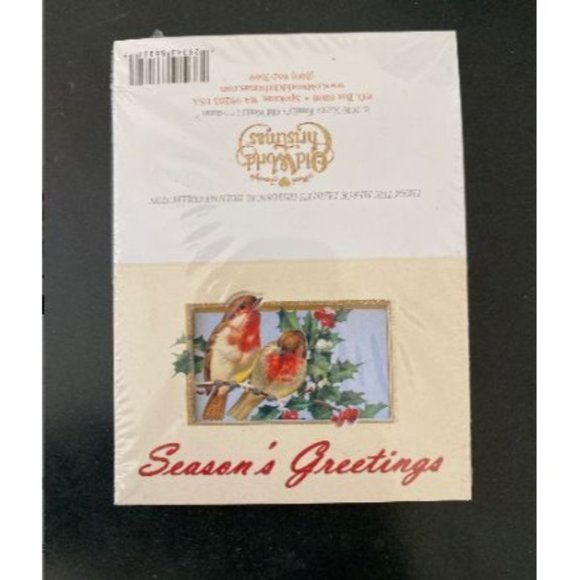 Retired Seasons Greetings Old World Christmas Mini Cards - Picture 1 of 3